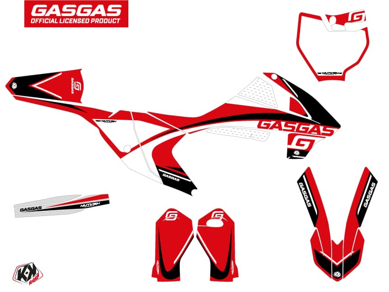 deko-set moto-cross rush gasgas mc 65 schwarz | GASGAS | Kutvek - View 2