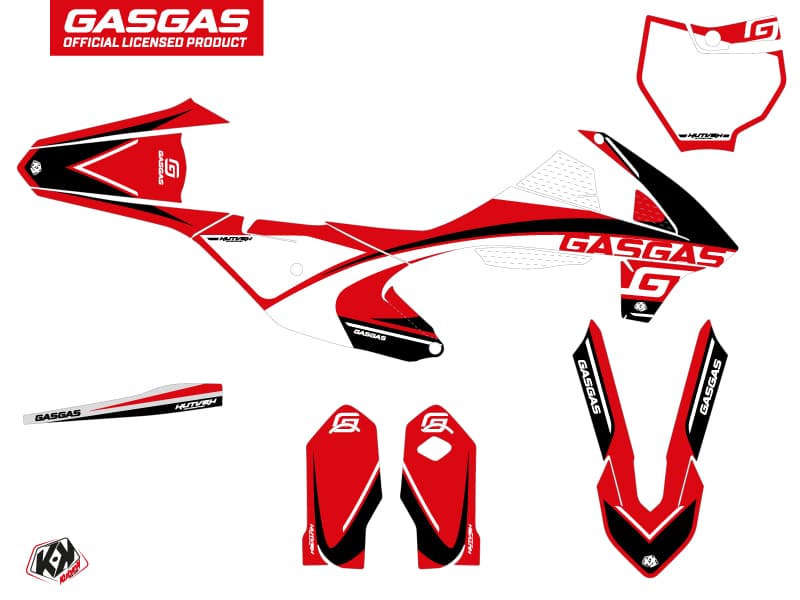 deko-set moto-cross rush gasgas mc 85 schwarz | GASGAS | Kutvek - View 2