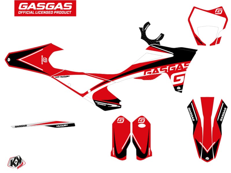 kit graphique motocross gasgas ec rush noir | GASGAS | Kutvek - View 2