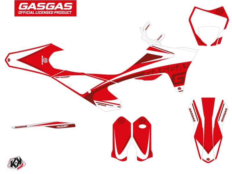kit graphique motocross gasgas ec rush rouge | GASGAS | Kutvek - View 2