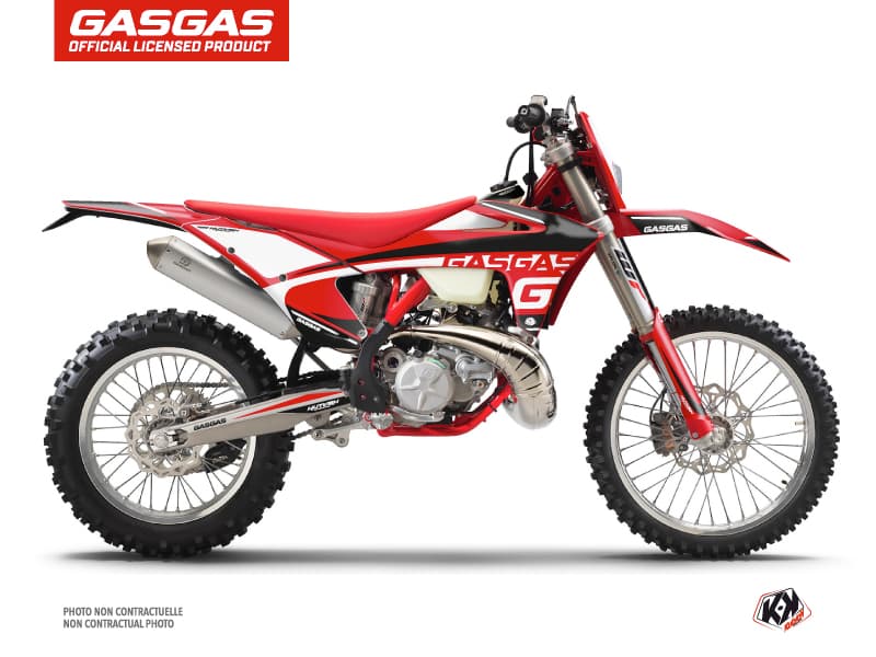 kit graphique motocross gasgas ecf rush noir  