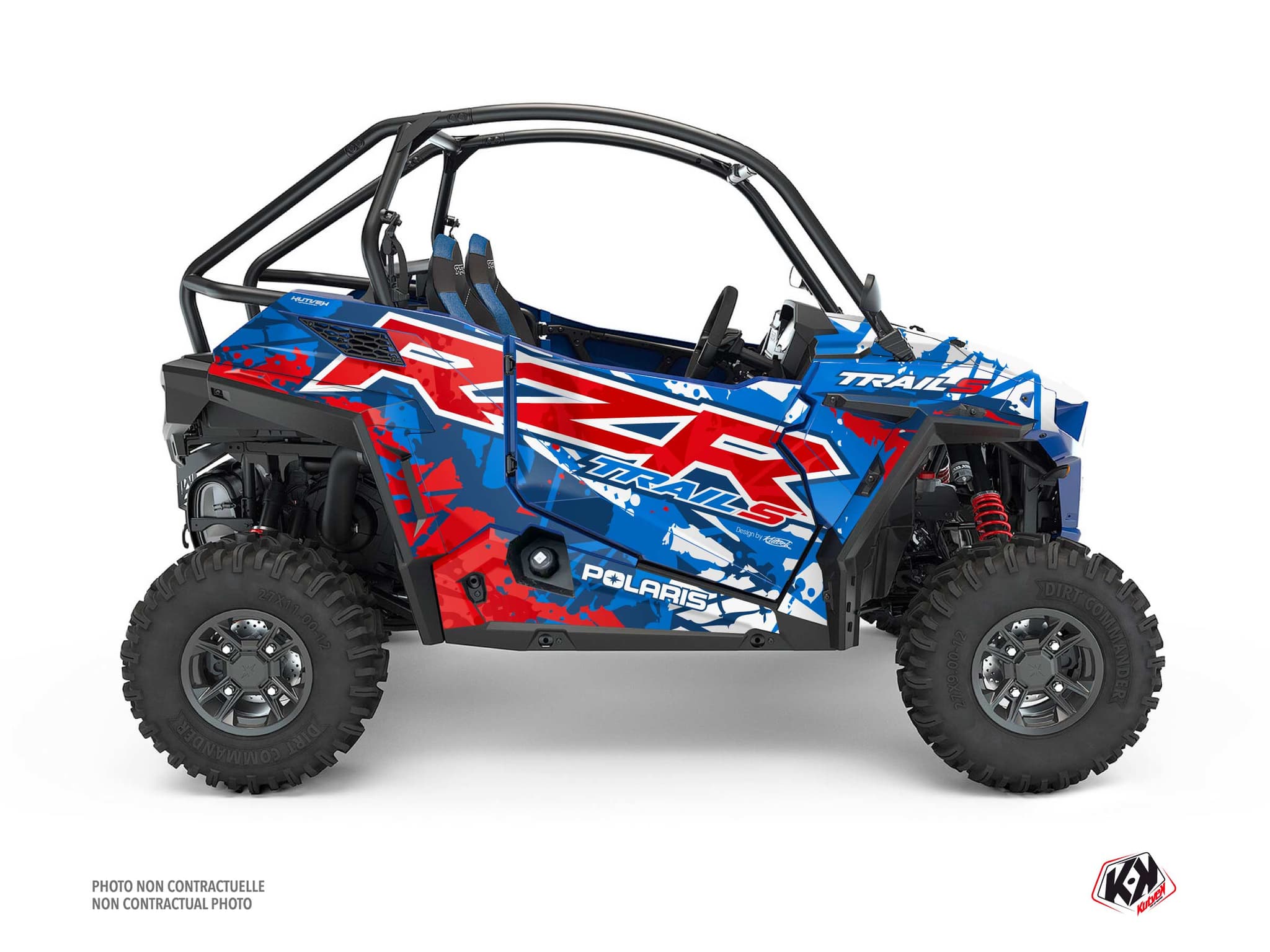 Kit graphique SSV Shred Polaris RZR 900 S Bleu