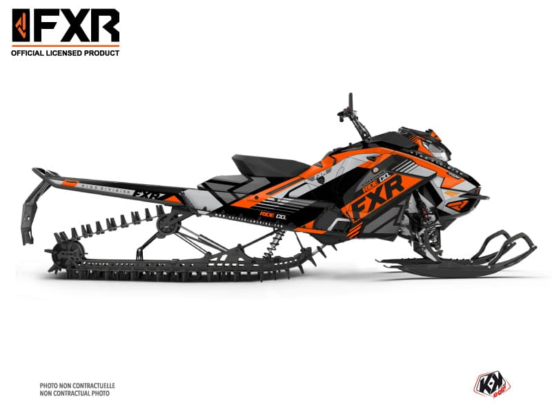 Kit déco FXR Orange MOTONEIGE SKIDOO BACKCOUNTRY X-RS 850 E-TEC