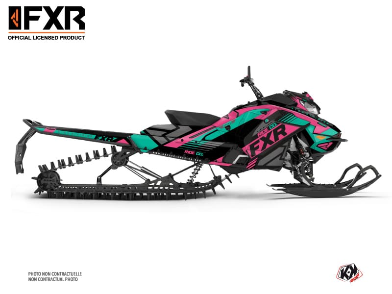 Kit déco FXR Rose MOTONEIGE SKIDOO BACKCOUNTRY X-RS 850 E-TEC