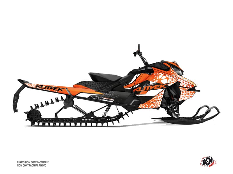 Kit déco GAGE Orange MOTONEIGE SKIDOO BACKCOUNTRY X-RS 850 E-TEC