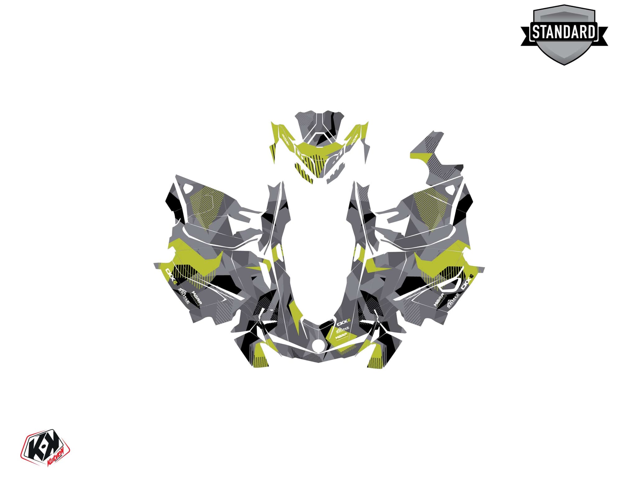 Kit graphique Motoneige SKIDOO MXZ TNT 600R E-TEC UNIT Vert | Skidoo | Kutvek - View 2
