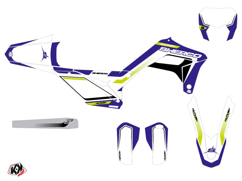 kit decorativo moto-cross skratch sherco se / sef bianco | Sherco | Kutvek - View 2