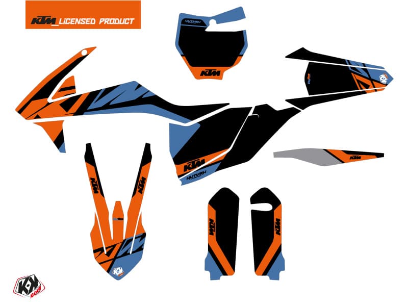 deko-set moto-cross skyline ktm 125 sx blau | KTM | Kutvek - View 2