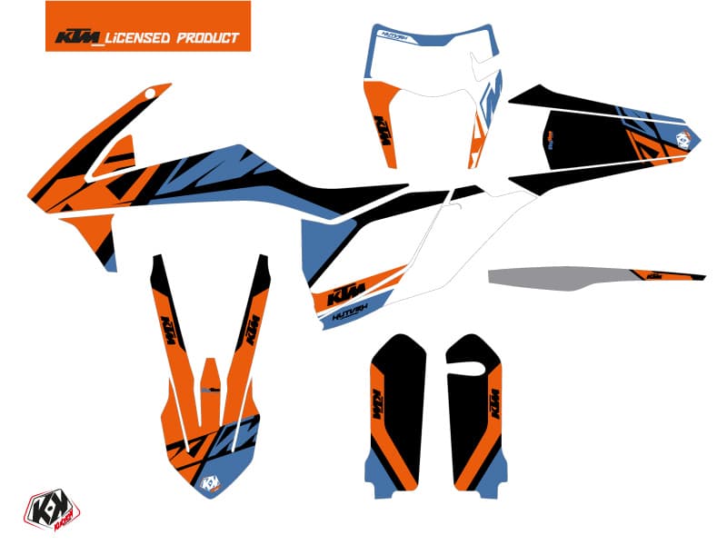 deko-set moto-cross skyline ktm exc-excf blau | KTM | Kutvek - View 2