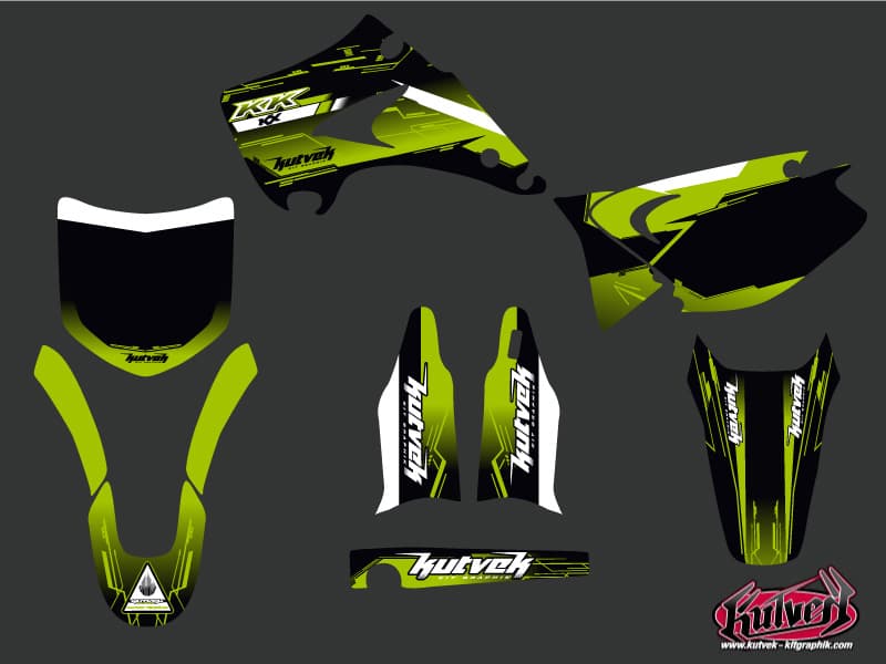 deko-set moto-cross slider kawasaki 250 kx | Kawasaki | Kutvek - View 2