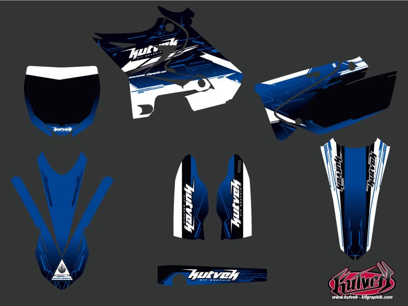 dirt bike yamaha yz 125 ufo slider   graphic kit | YZ / YZF | Kutvek - View 2