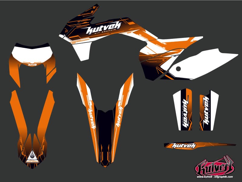 deko-set moto-cross slider ktm exc-excf schwarz | KTM | Kutvek - View 2