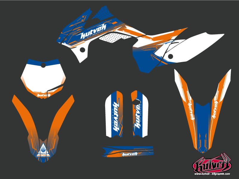 deko-set moto-cross slider ktm 85 sx blau | KTM | Kutvek - View 2