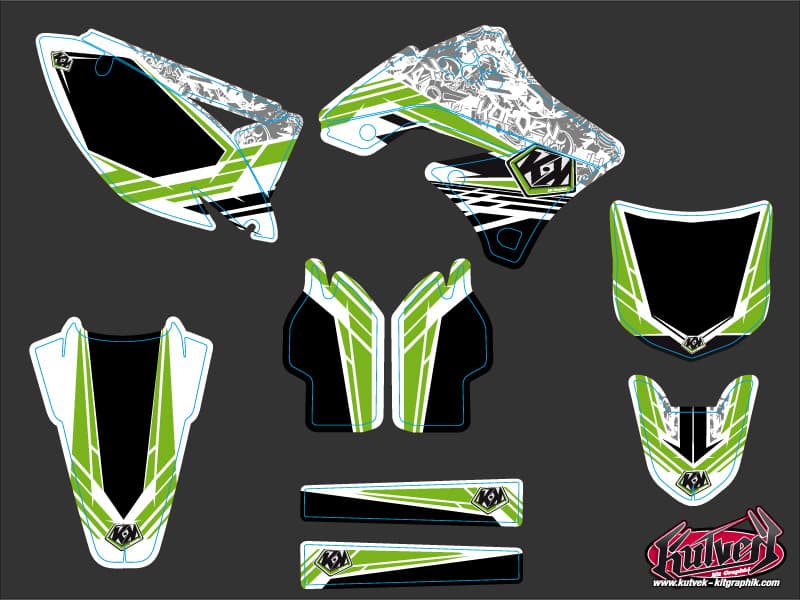 kit graphique motocross kawasaki kx 250 f spirit | Kawasaki | Kutvek - View 2