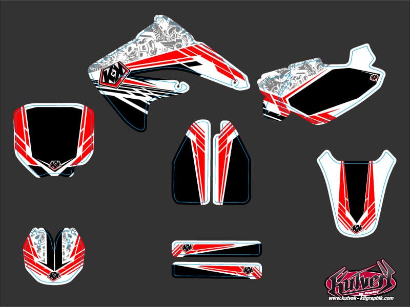 Honda 85 CR Dirt Bike Spirit Graphic Kit | Honda | Kutvek - View 2