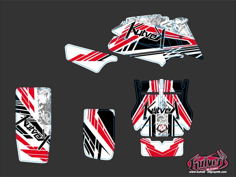kit graphique quad yamaha banshee spirit rouge | Yamaha | Kutvek - View 2