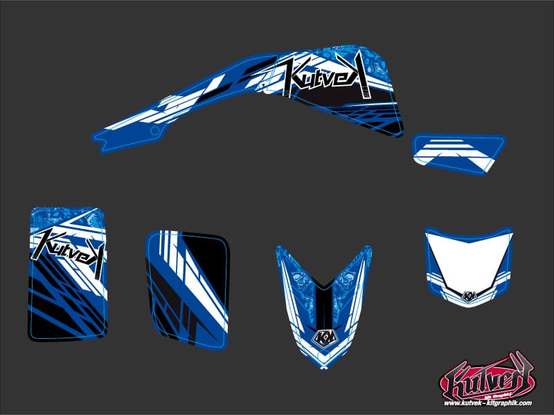 kit graphique quad yamaha blaster 200 spirit bleu | Yamaha | Kutvek - View 2