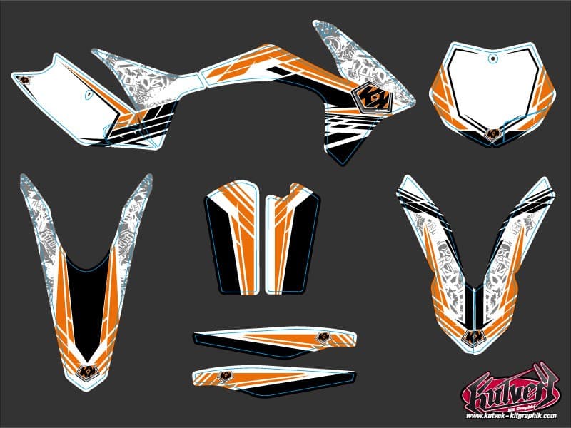 deko-set moto-cross spirit ktm exc-excf | KTM | Kutvek - View 2