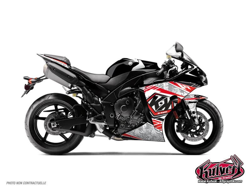 street bike yamaha r1 spirit   graphic kit 