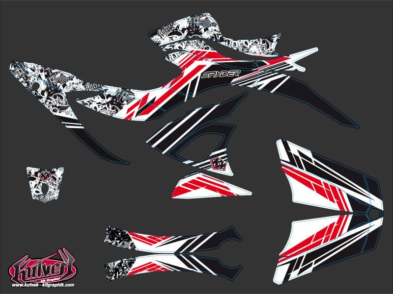 kit graphique  spirit gris hybride can-am spyder rs | Can am | Kutvek - View 2