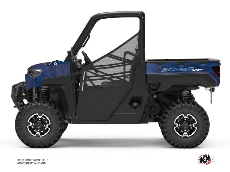 kit graphique ssv squad polaris ranger 1000 xp bleu
