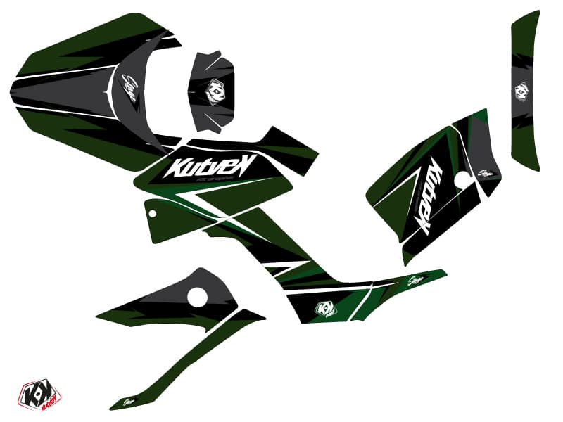 kit decorativo quad stage kymco 250 mxu nero verde | Kymko | Kutvek - View 2