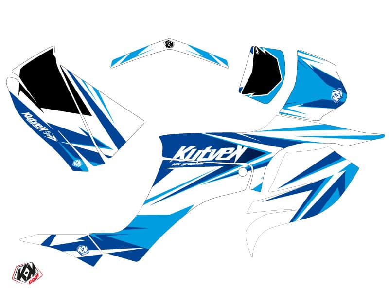 kit graphique quad suzuki ltz 250 stage bleu | Suzuki | Kutvek - View 2