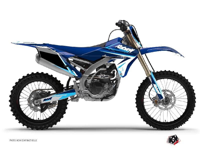 dirt bike yamaha yz 250 f stage blue  graphic kit | 250 YZF | Kutvek