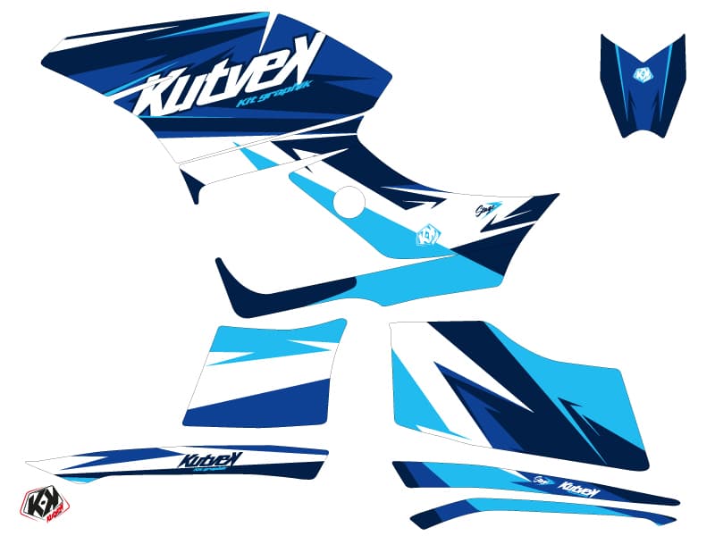kit decorativo quad stage yamaha 300 grizzly blu | Yamaha | Kutvek - View 2