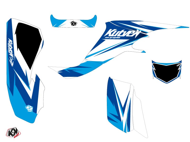 kit graphique quad suzuki ltz 400 stage bleu | Suzuki | Kutvek - View 2