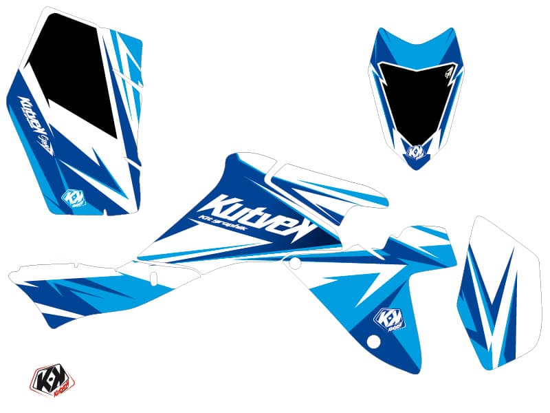 Suzuki 400 LTZ IE ATV Stage Graphic Kit Blue | Suzuki | Kutvek - View 2