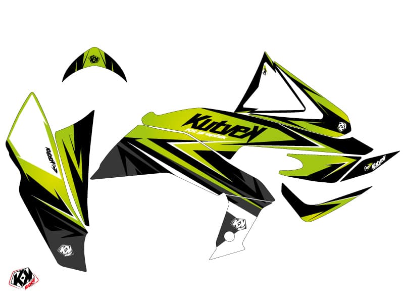 kit graphique quad kawasaki kfx 450 stage vert | Kawasaki | Kutvek - View 2