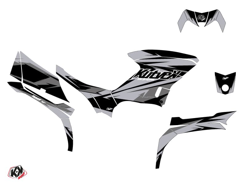 Kit graphique Quad Stage Yamaha 450 Kodiak Gris | Yamaha | Kutvek - View 2