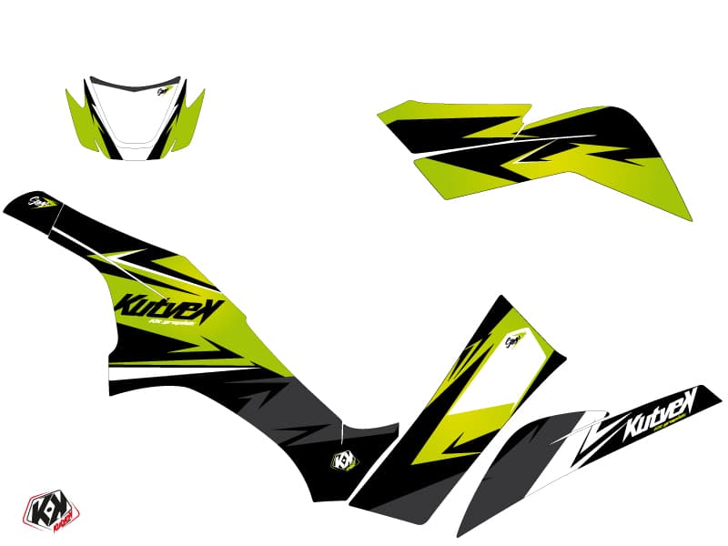 Kit graphique Quad Stage Kawasaki 650 KVF Vert | Kawasaki | Kutvek - View 2