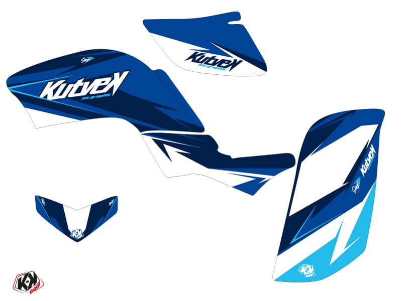 kit graphique quad yamaha raptor 660 stage bleu | Yamaha | Kutvek - View 2