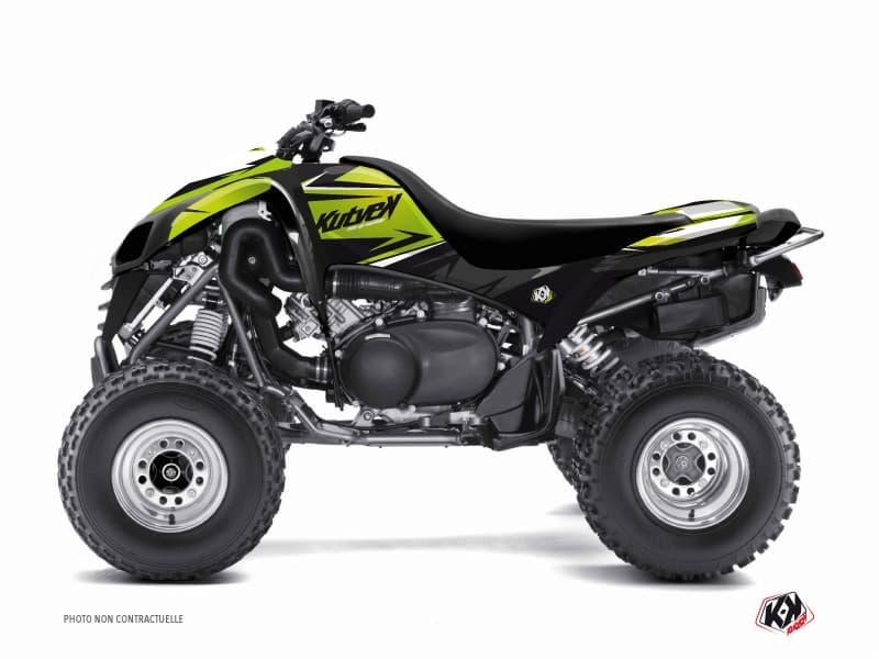 kit graphique quad kawasaki kfx 700 stage vert  