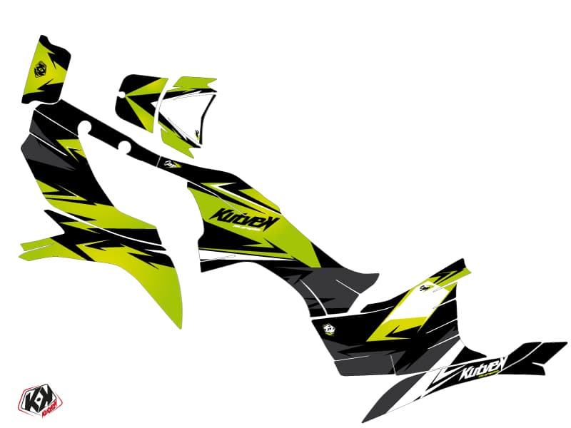 Kit graphique Quad Stage Kawasaki 750 KVF Vert | Kawasaki | Kutvek - View 2