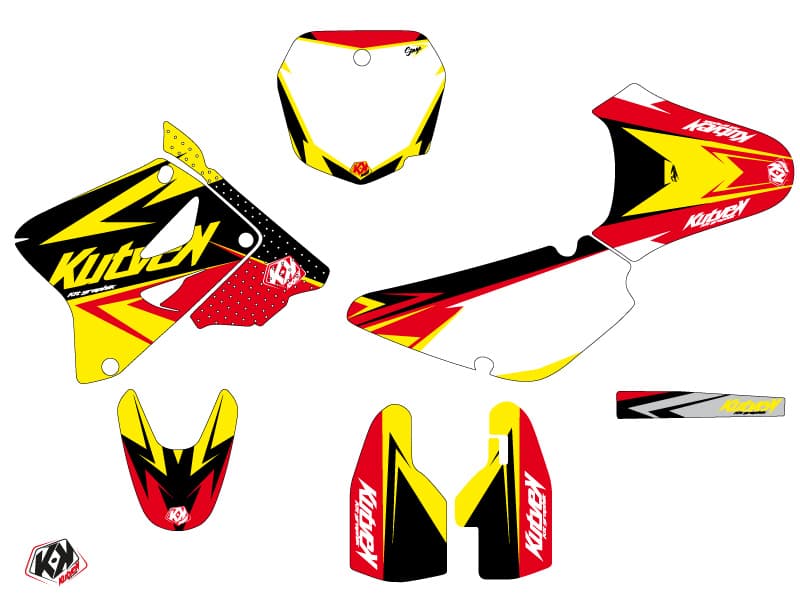 kit decorativo moto-cross suzuki rm 85 stage giallo-rosso | Suzuki | Kutvek - View 2