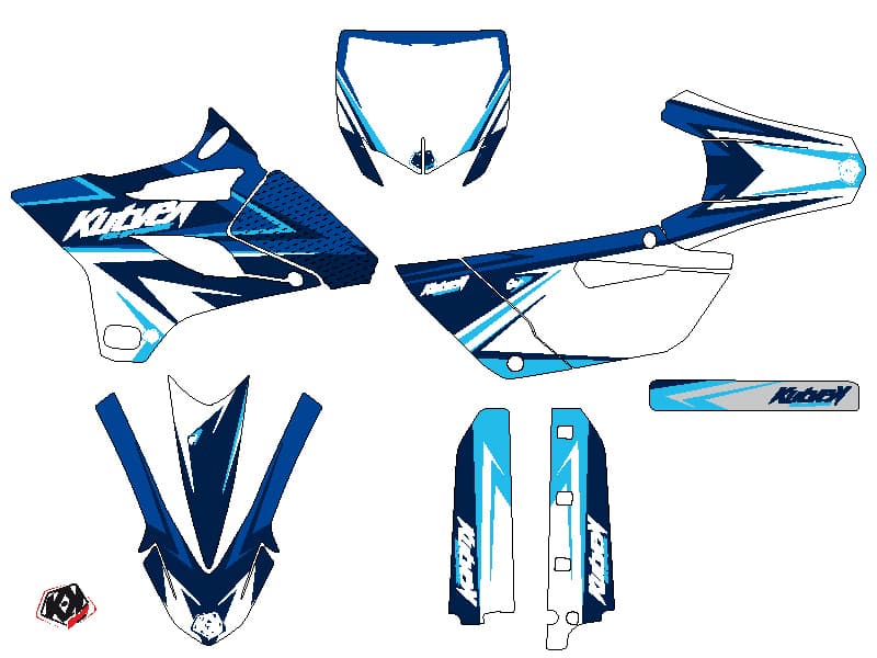 kit graphique motocross yamaha yz 85 stage bleu | 85 YZ | Kutvek - View 2