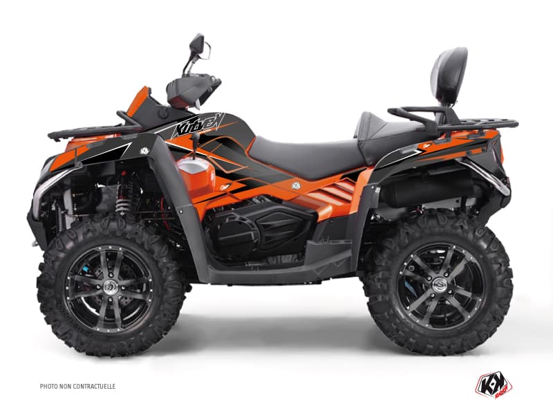 Kit graphique Quad Stage CF MOTO CFORCE 800 S Orange