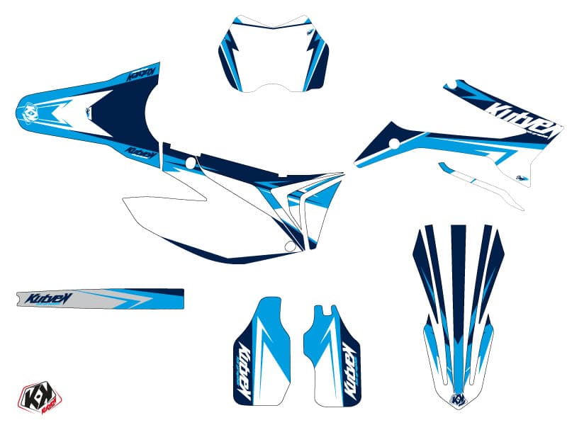 kit graphique motocross tm en 300 stage bleu | TM | Kutvek - View 2