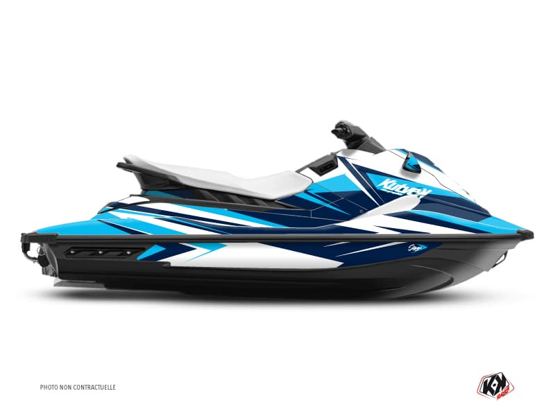 deko-set jet-ski stage yamaha ex blau