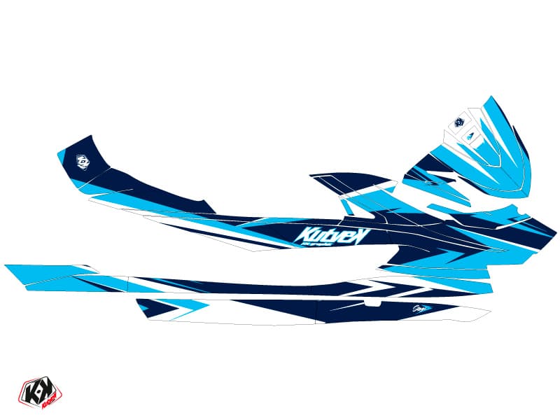 Yamaha GP 1800 Jet-Ski Stage Graphic Kit Blue | Yamaha | Kutvek - View 2
