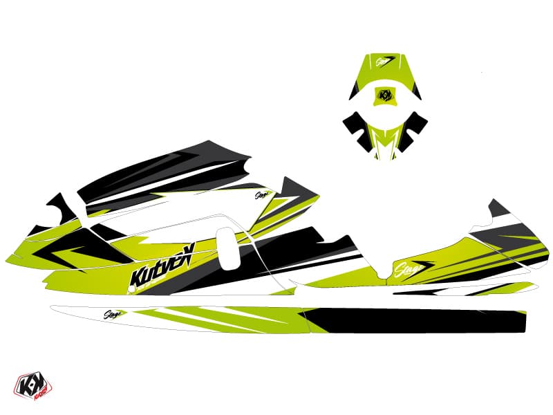 kit decorativo jet ski stage kawasaki jet x2 verde | Kawasaki | Kutvek - View 2