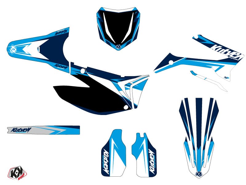 kit graphique motocross tm mx 125 stage bleu | TM | Kutvek - View 2