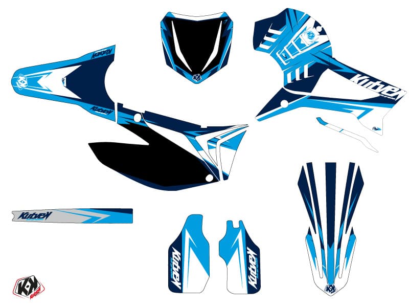 Kit graphique Moto Cross Stage TM MX 250 FI Bleu | TM | Kutvek - View 2