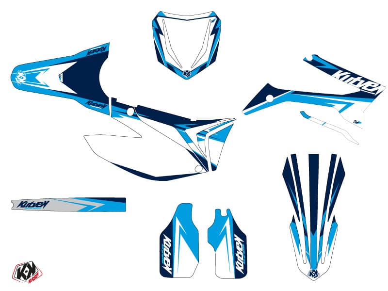 Kit graphique Moto Cross Stage TM MX 300 Bleu | TM | Kutvek - View 2