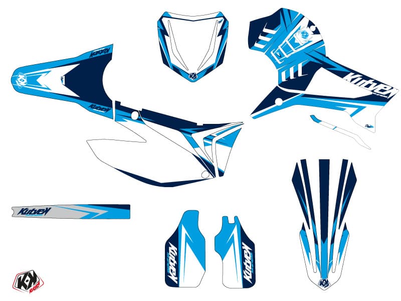 kit graphique motocross tm mx 450 fi stage bleu | TM | Kutvek - View 2