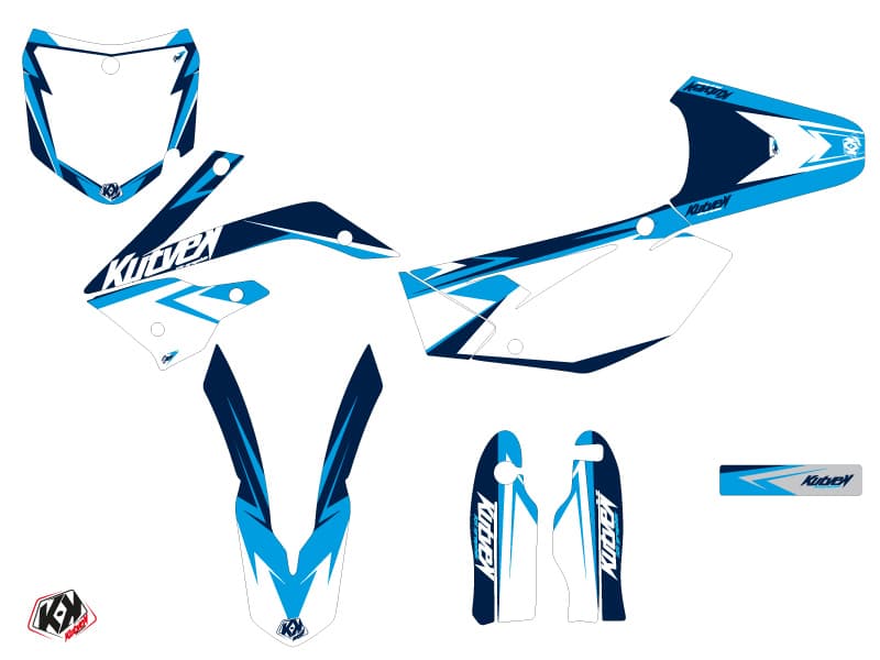 kit graphique motocross tm mx 85 stage bleu | TM | Kutvek - View 2