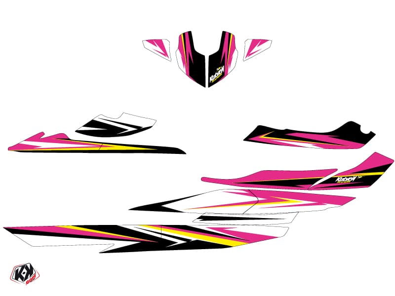 Kit graphique Jet-Ski Stage Seadoo RXT-GTX Rose | Seadoo | Kutvek - View 2